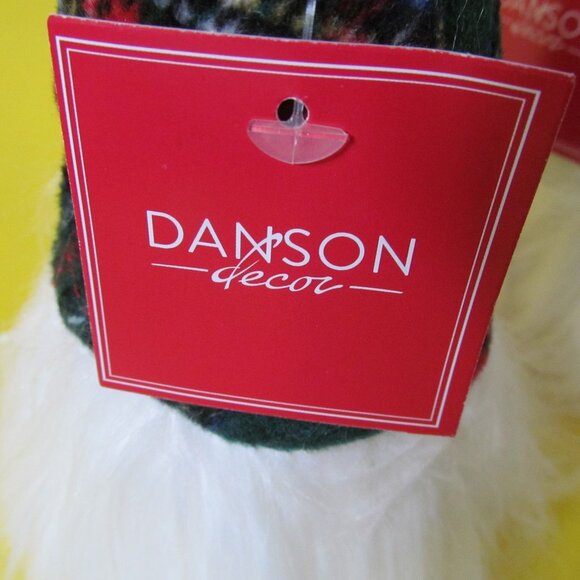 Plaid tartan hat gnome set of 2 - Picture 5 of 7